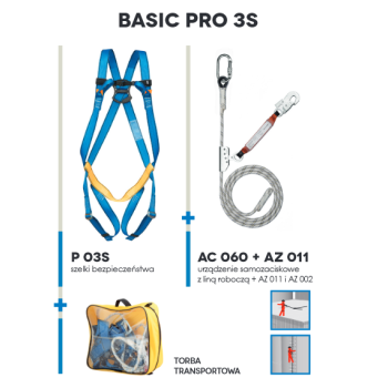 Zestaw asekuracyjny BASIC PRO 3S - PROTEKT